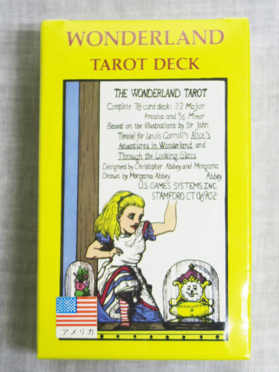 075【未開封品】 ワンダーランド タロット デッキ 不思議の国のアリス タロットカード 1989 U.S.Games The Wonderland Tarot Deck