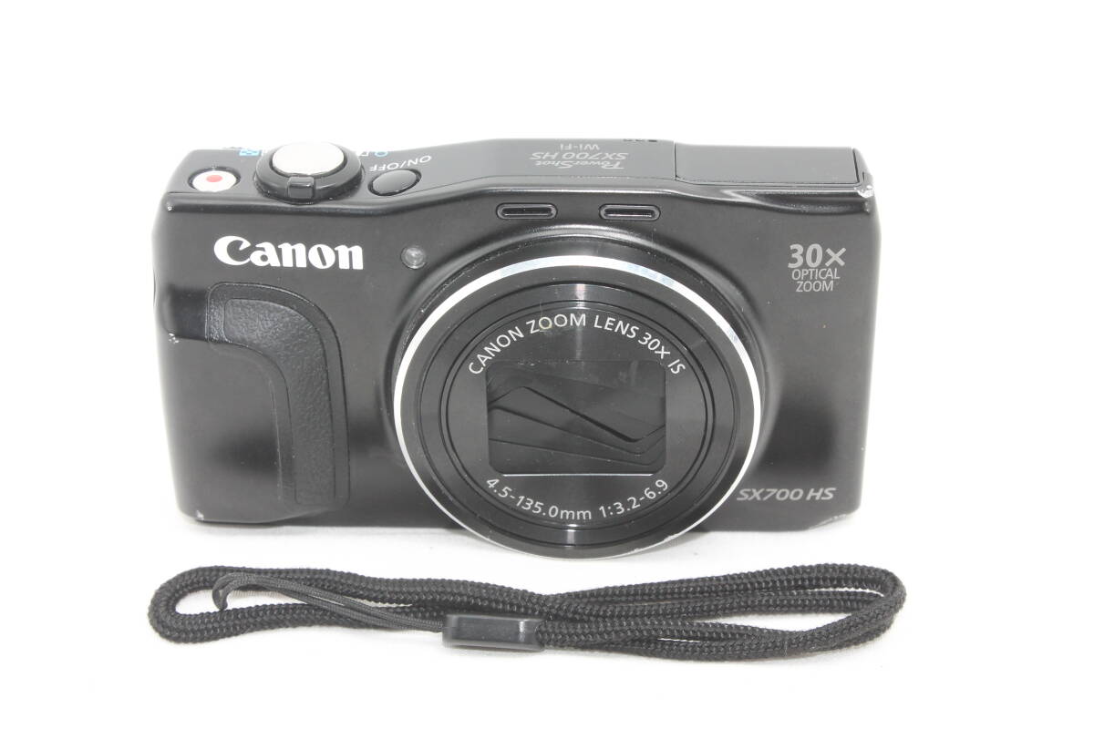 【20250711KNE-25】Canon デジタルカメラ Power Shot SX700 HS ブラック 光学30倍ズーム PSSX700HS(BK)