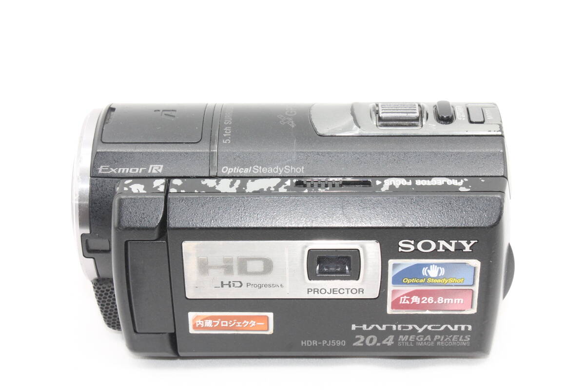 【20250913KNG-04】SONY HDビデオカメラ Handycam HDR-PJ590V ブラック
