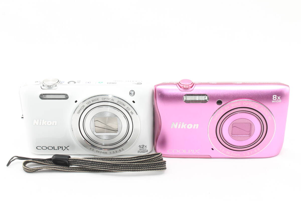 【20250913KNG-05】Nikon クールピクス S6600WH ナチュラルホワイト　Nikon COOLPIX S3700