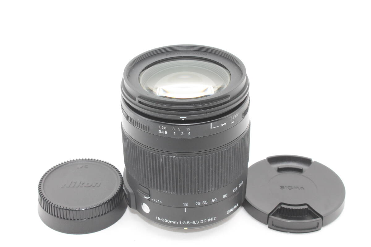 【20250913KNG-17】SIGMA 18-200mm F3.5-6.3 DC MACRO OS HSM | Contemporary C014 | Nikon F-DXマウント | APS-C/Super35