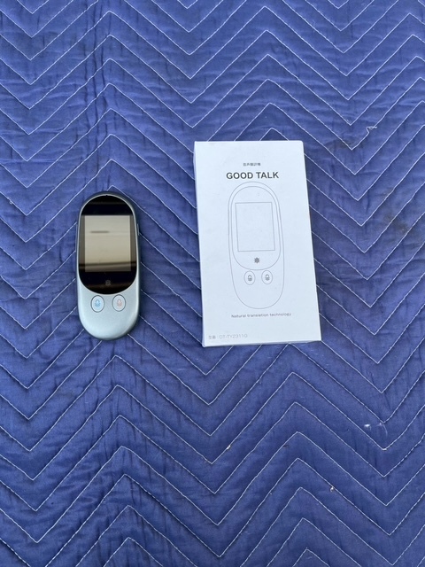 8-111 音声翻訳機 GOOD TALK 翻訳機 ジャンク　通電なし