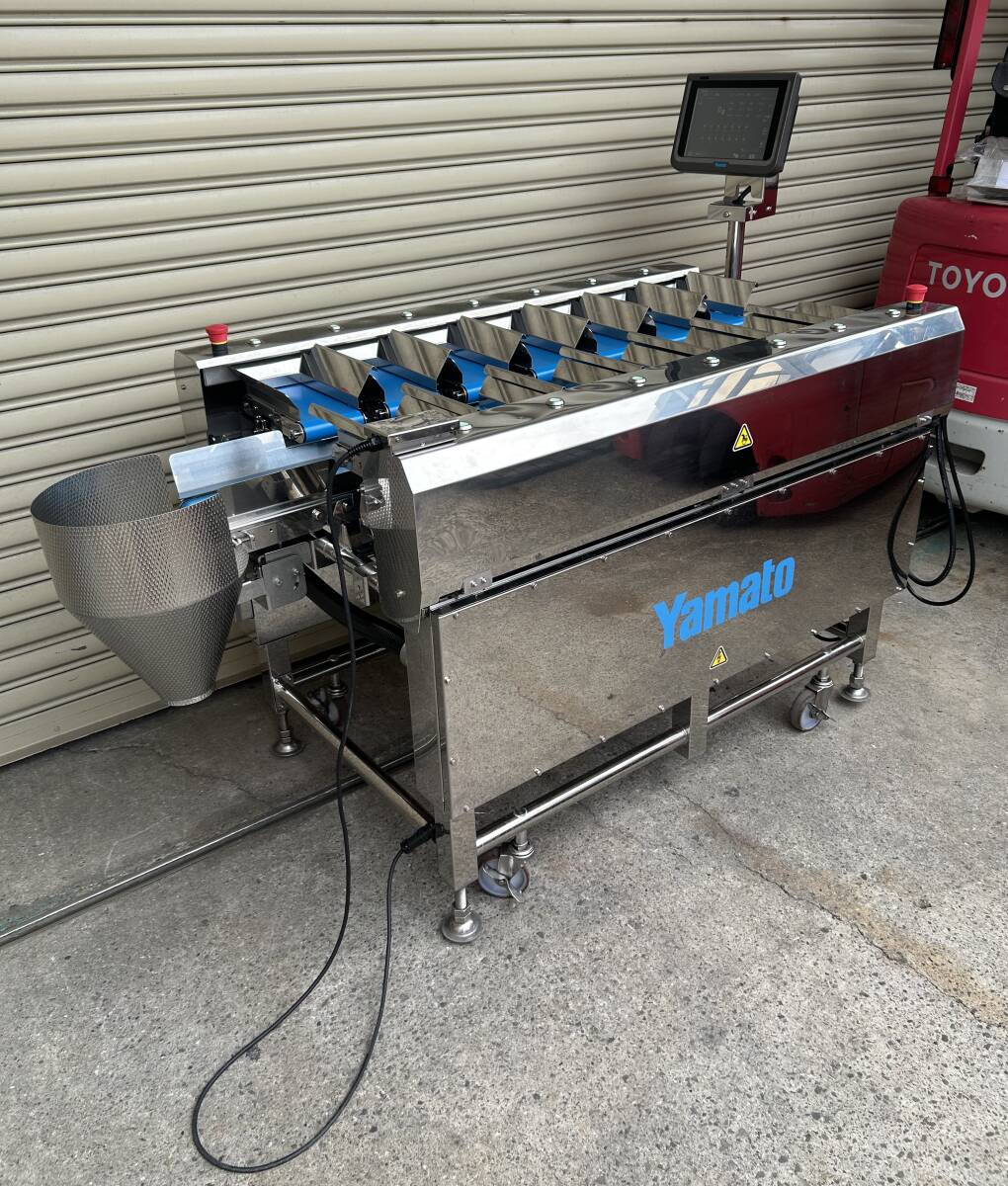 美品 ◇Yamato(大和製衡) 計量器 自動排出機構付き卓上データウェイ TSD-N314WS-FP ◇業務用 はかり 仕分け 工場 包装◇3-I0001020