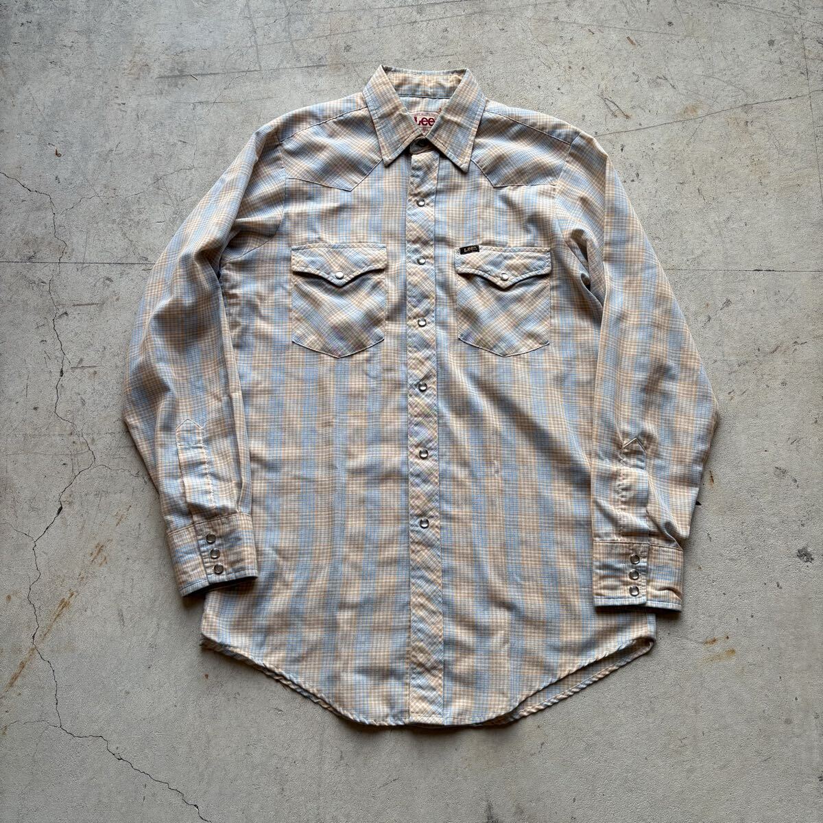 70〜80s ヴィンテージ vintage Lee ウエスタン シャツ