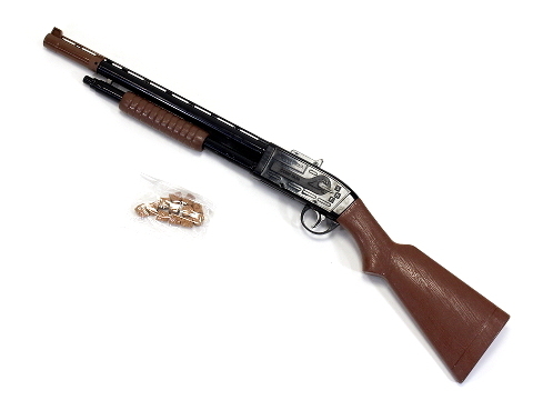送料無料！　【　4丁セット　】　コルク銃 コルク玉 付き コルクガン 新品 即決 ライフル銃 コルク 鉄砲 祭 射的 縁日 イベント ★