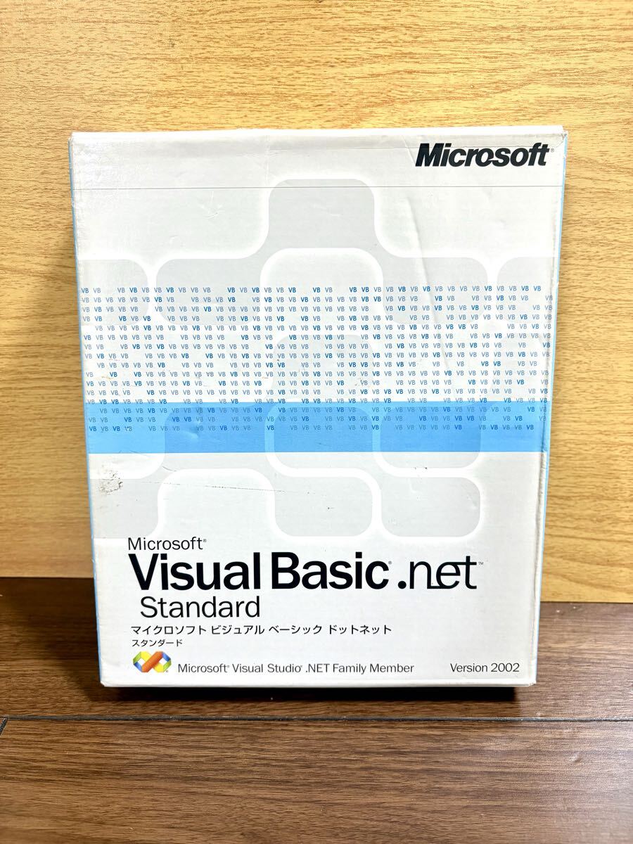 Microsoft マイクロソフト プログラミングソフト Visual Basic.net Standard CD-ROM・取扱説明書・元箱のセット 