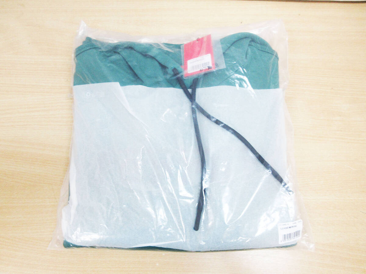 kkg354 未開封 フェラーリ ロゴ入り スキューバ スウェットシャツ グリーン Ferrariロゴ パーカー FLUID HOODED 47819