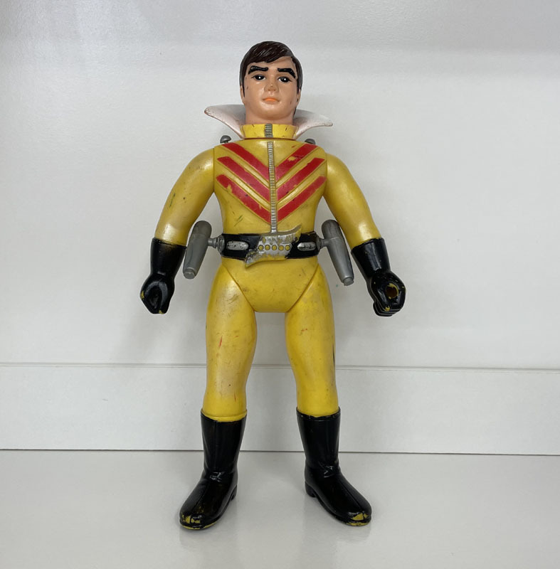 希少 秘密戦隊ゴレンジャー キレンジャー ソフビ 面取れ 石森プロ 旧バンダイ レトロ 札幌市手稲区