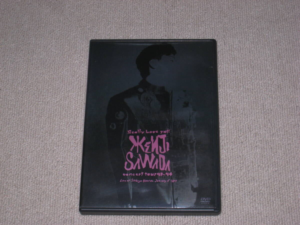 ■DVD「沢田研二 Really Love ya!! Kenji Sawada Concert Tour 93~94」ジャケ痛み■