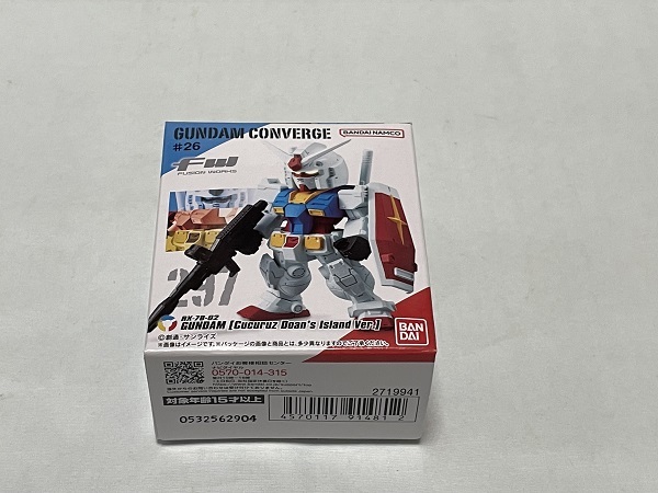 ガンダムコンバージ　　＃２６　　RX-78-2　ガンダム　　ククルスドアンの島版　　　　　FW GUNDAM CONVERGE　