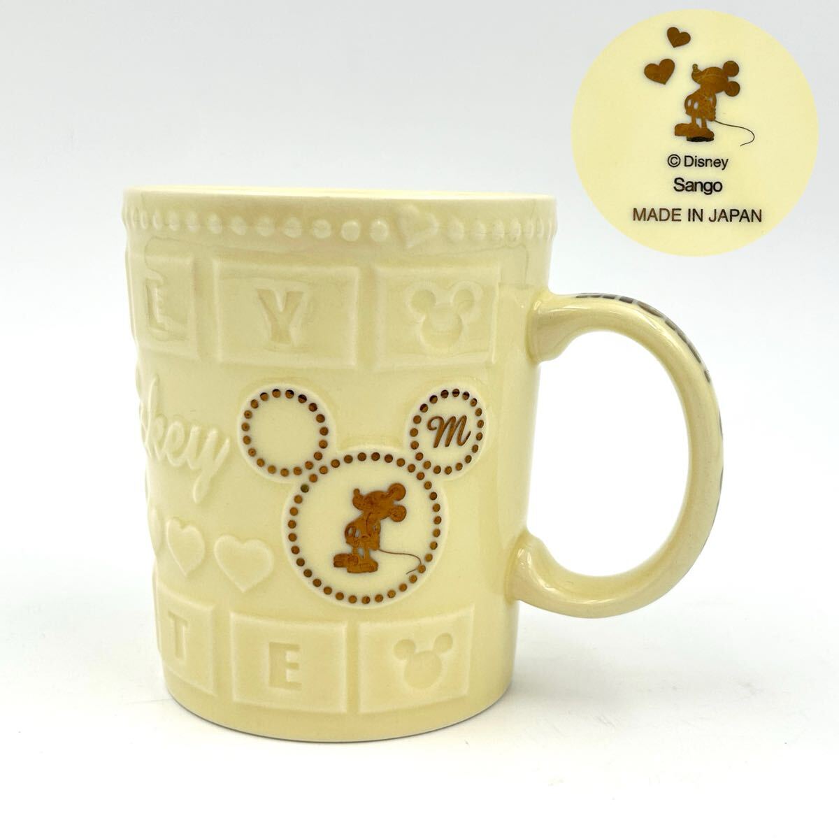 ◇ Disney ディズニー ミッキー MICKEY & CHOCOLATE マグカップ チョコ 金彩 ◇ 【C2763】