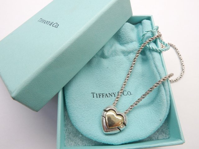 TIFFANY＆Co. ティファニー パズルネックレス■925 シルバー×K18 750■