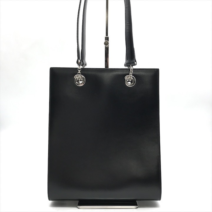 美品 Cartier カルティエ パンテール カーフスキン SV金具 トート バッグ レディース ブランド 鞄 Bag k6490