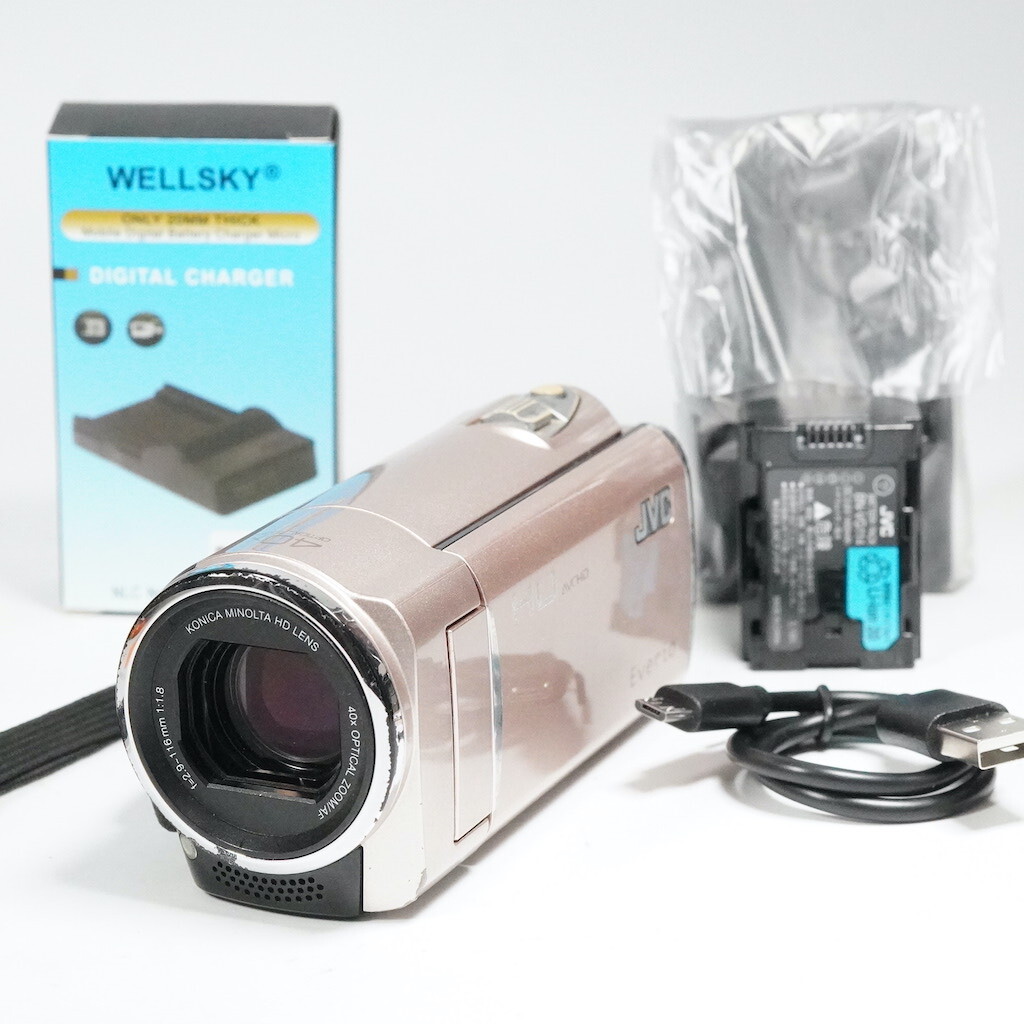 JVC Victor Everio GZ-HM670-N ピンク 動作OK 返金保証 /2197