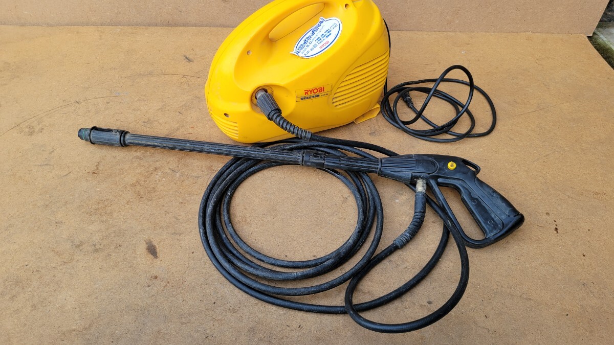RYOBI 電気高圧洗浄機 AJP-80 ジャンク 家庭用 掃除 清掃 ガーデニング 洗車