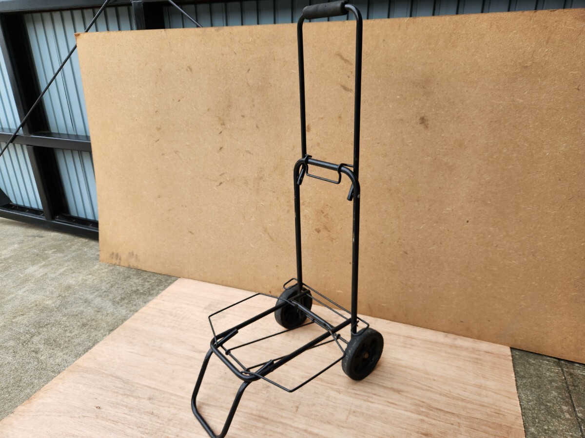 キャリーカート カート 折りたたみ式 軽量 台車 スチール製 キャンプ アウトドア