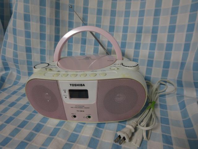 東芝 CDラジオ ピンク TY-CR10