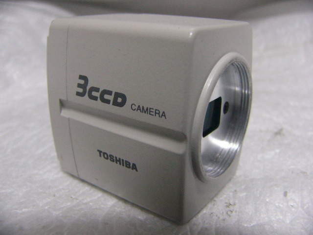 ★未使用に近い★ 東芝 JK-TU53H 3CCD小型カメラ本体 Cマウント (IK-TU50CUに対応)