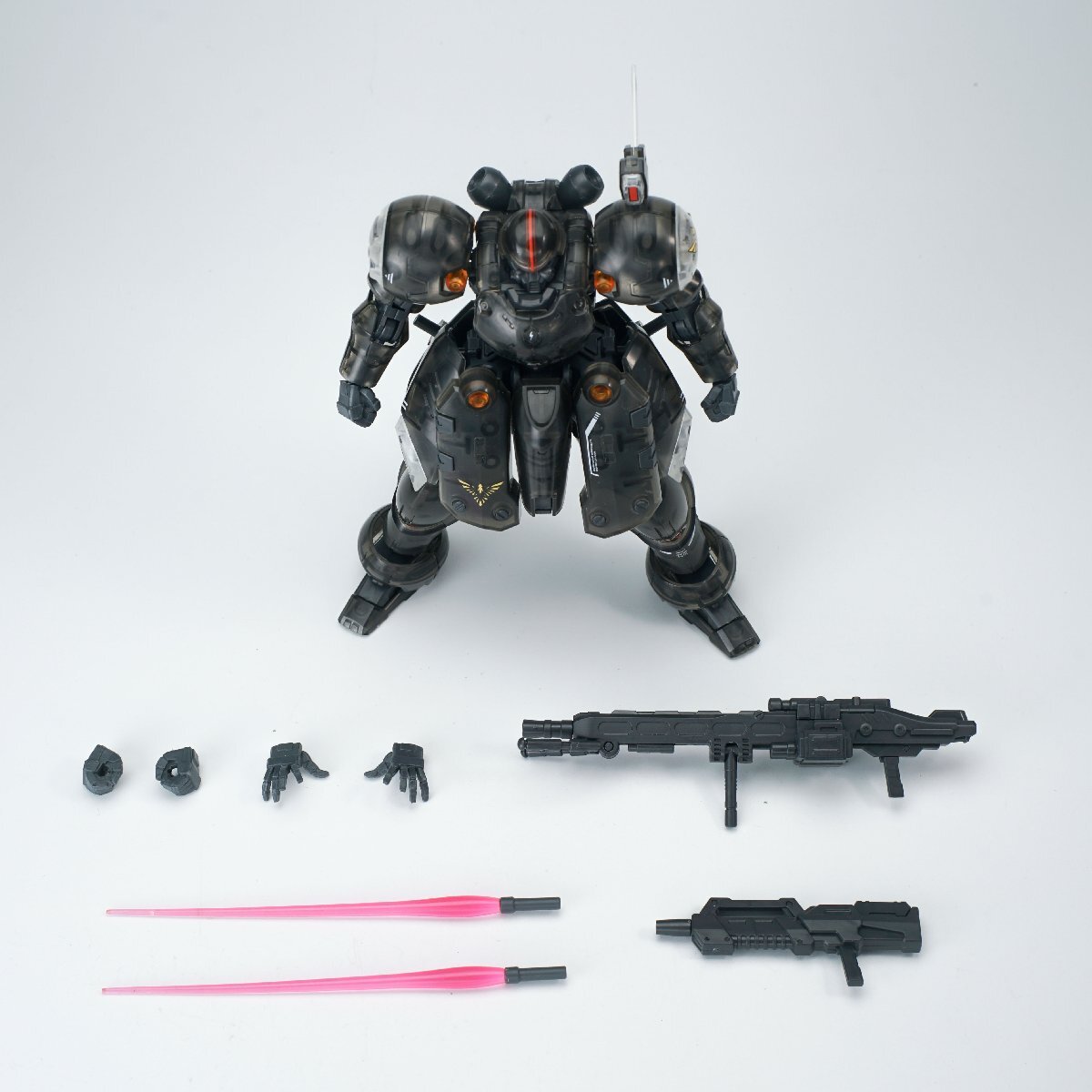 SHEIK MAINLAND ULTRA ACTION TROOPERシリーズ ZA-11PS ZI-KRON(ザイクロン) 1/144スケールプラスチックモデルキット(透明ブラック)
