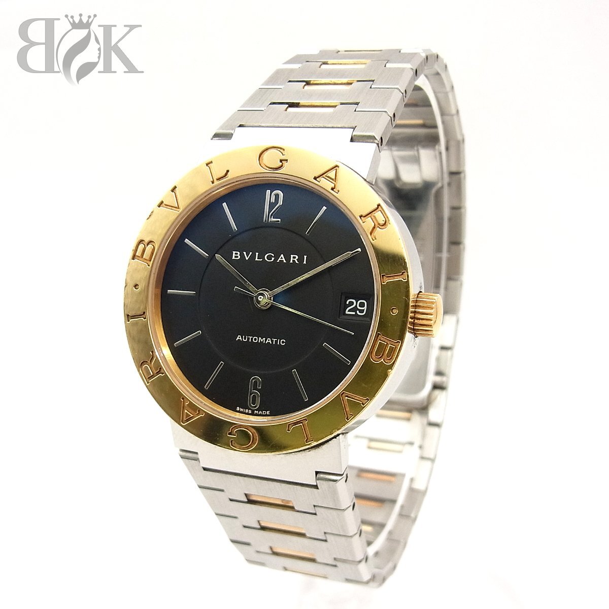 ブルガリ BB38SGAUTO ブルガリブルガリ K18/SS 自動巻き オートマ ギャランティ付き ♭ ∞