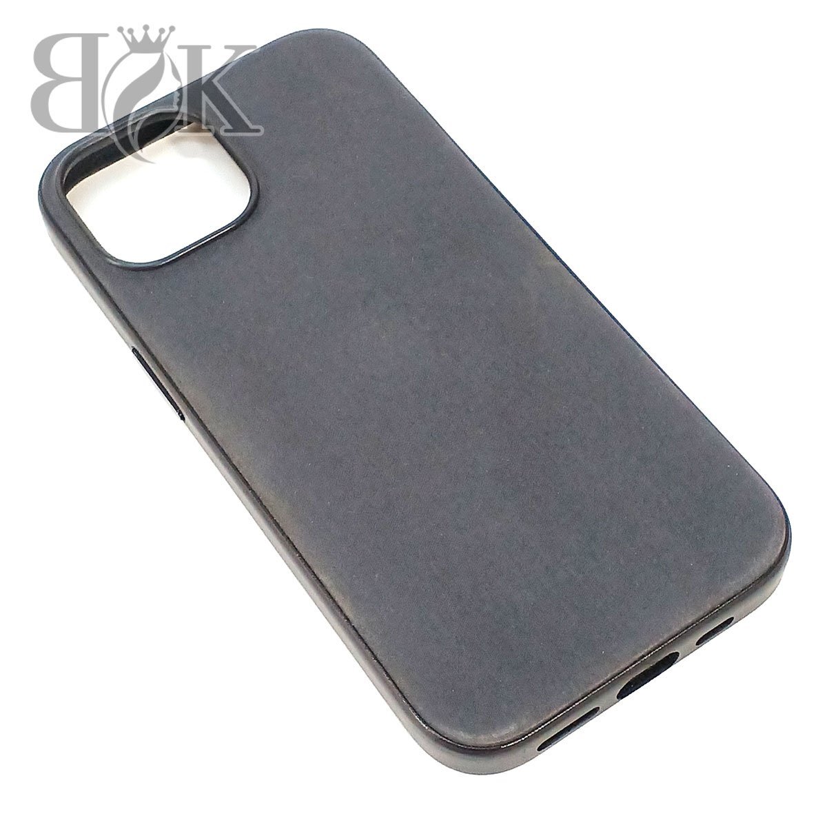 1円 アップル マグセーフ対応 A3132 ファインウーブン アイフォン 15 スマートフォン ケース ブラック 専用ケース 外箱付き Apple 中古 ★
