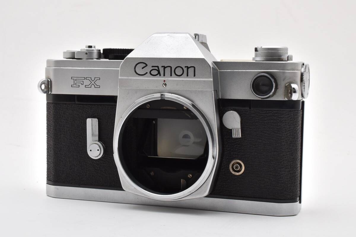 キヤノン Canon FX 35mm フィルム一眼レフカメラ ボディ シャッター動作確認済み ビンテージ