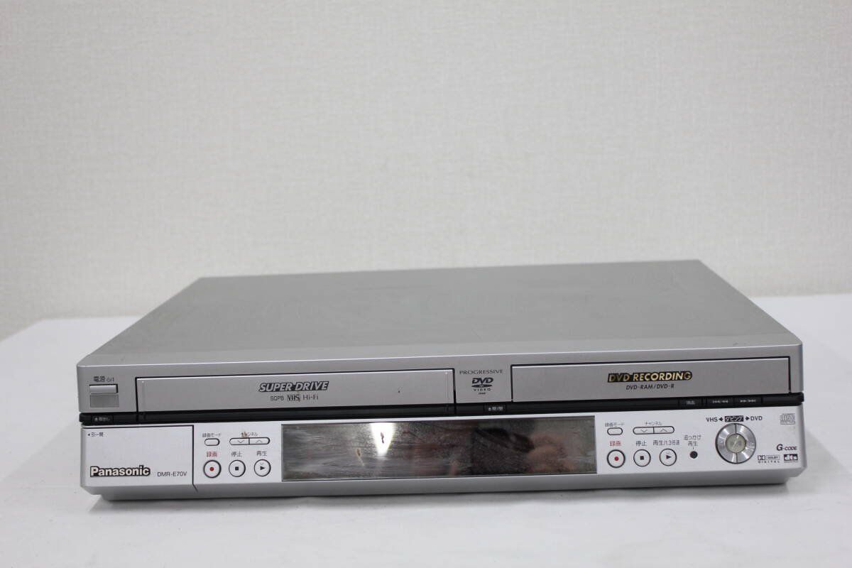 Panasonic パナソニック DMR-E70V VHS/DVD 一体型レコーダー 付属品コード付き BT1106