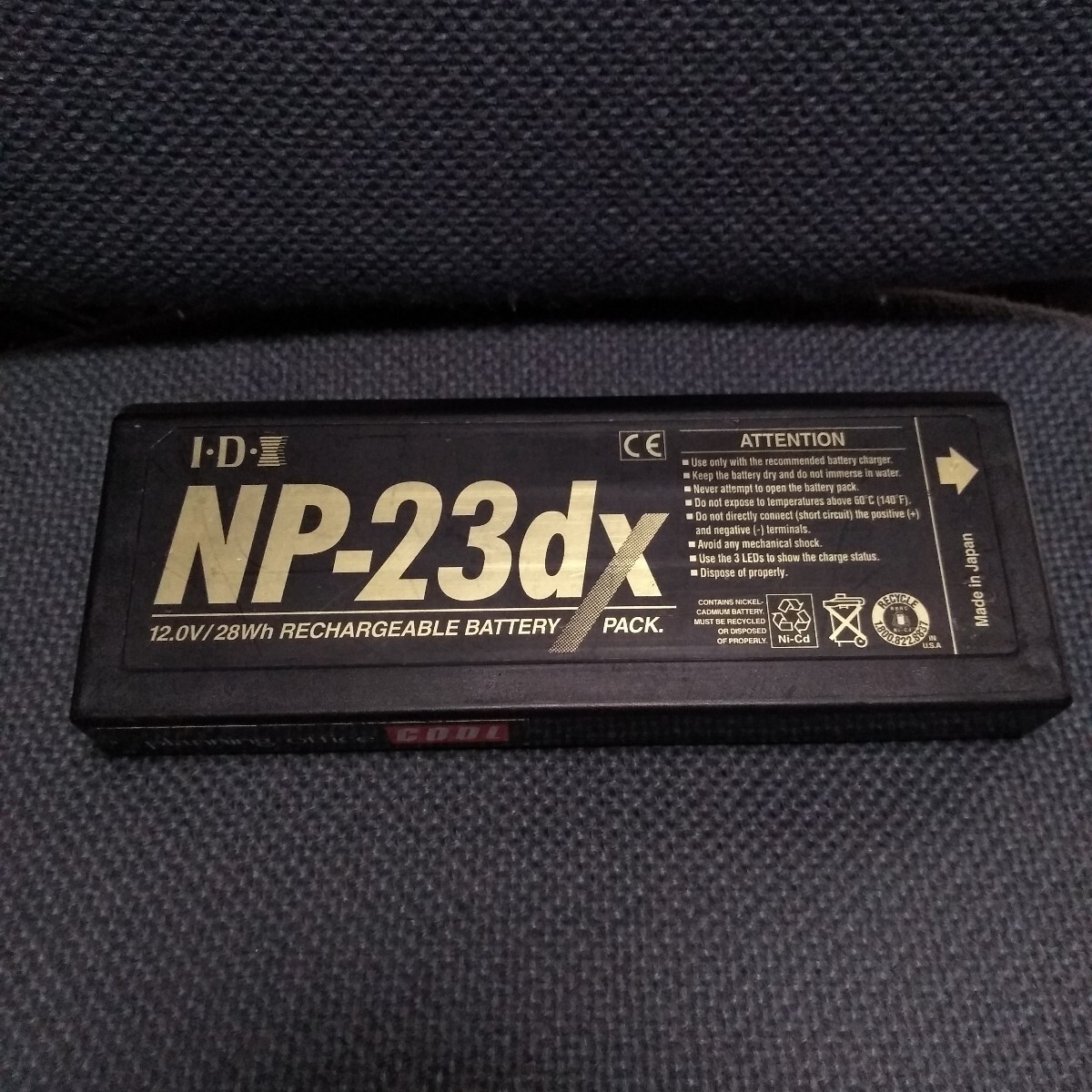 IDX NP23dx バッテリー 未チェック