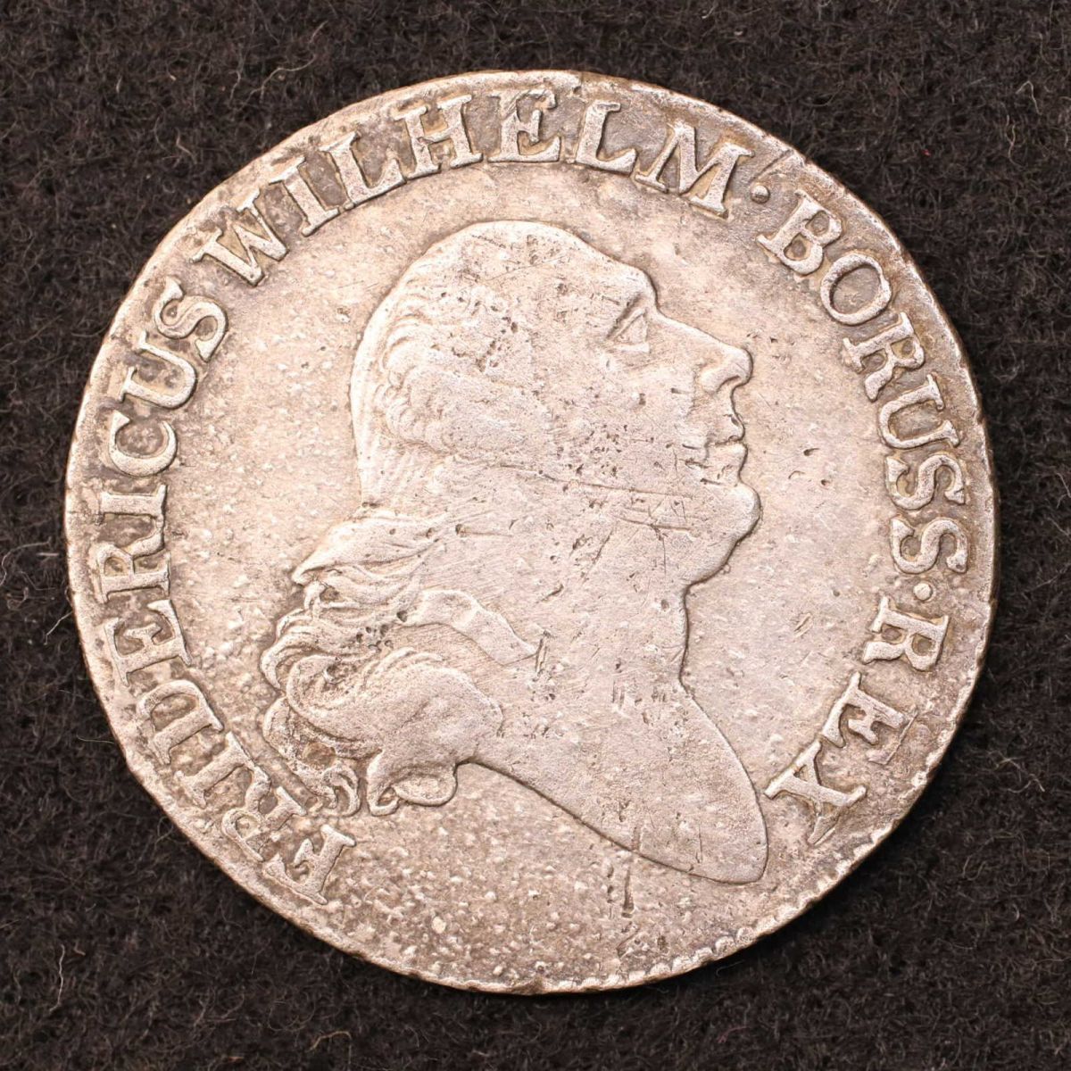 *[令]KM#362/ドイツ プロイセン王国 4 Groschen銀貨（1797）[E5075]7c8
