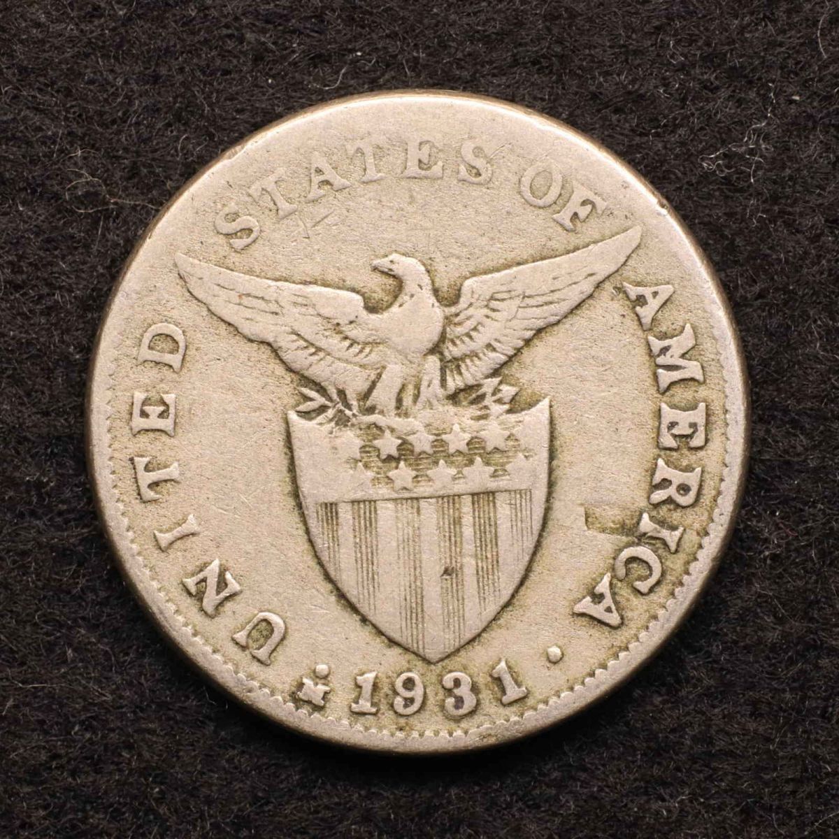 *[令]アメリカ領フィリピン 1センタボ銅貨（1931）[E5543]7n0