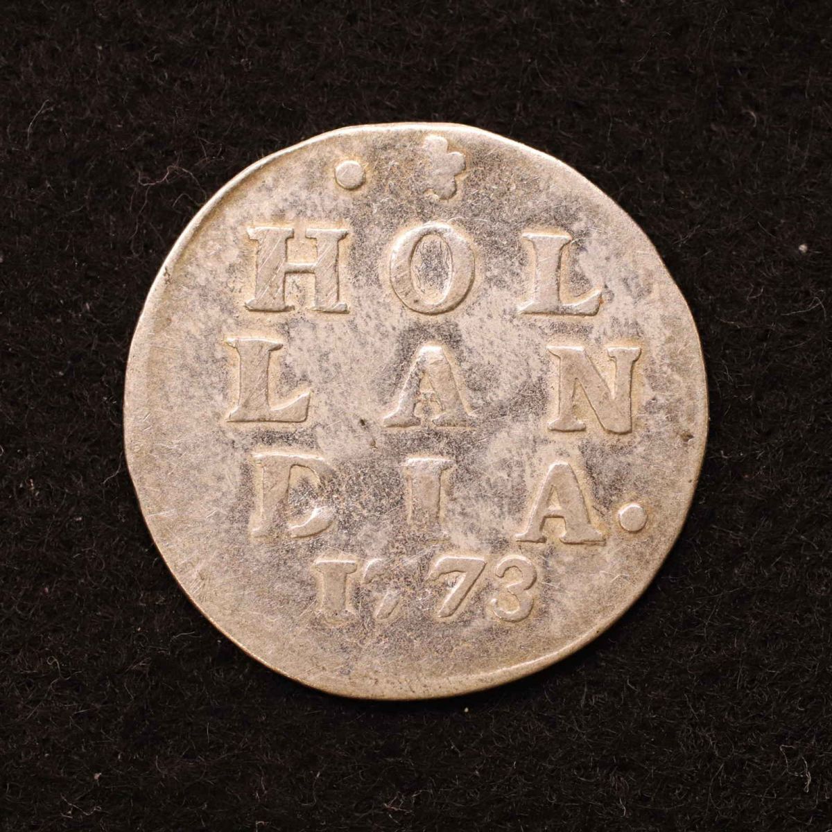 *[令]KM#48/オランダ共和国 2 Stuivers銀貨（1773）[E3866]7n0