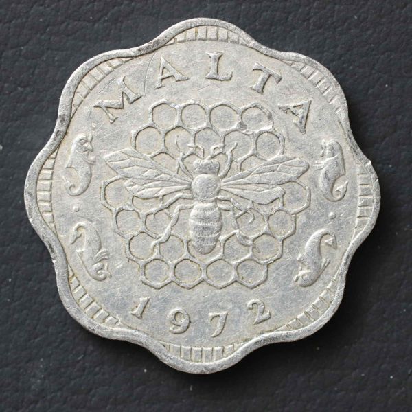 *[令]マルタ コイン 3ミル（1972） Malta Coin, 3 Mils[E10023]7r3