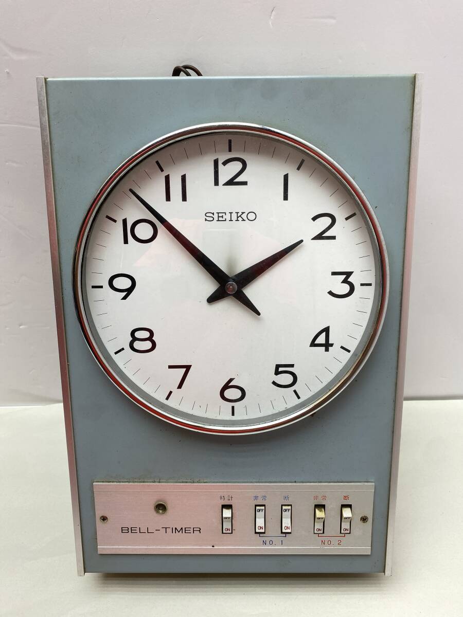 SEIKO BELL-TIMER 業務用 壁掛け時計 型番不明 動作未確認