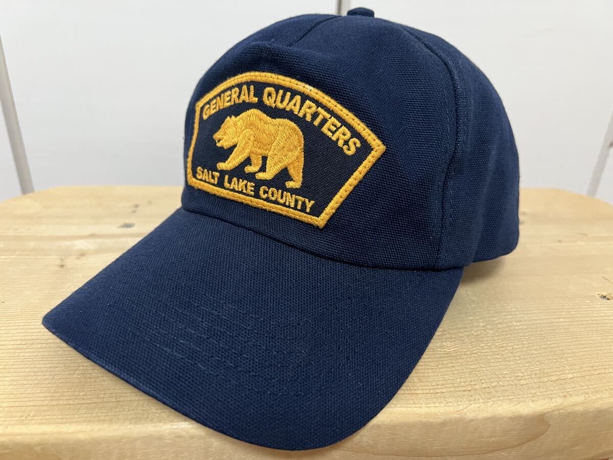 ☆ 送料無料 ☆ 美品 即決 GENERAL QUARTERS ジェネラル クォーターズ GQCA キャップ ☆ カルフォルニア アメカジ