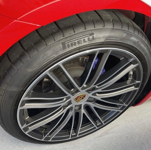 ポルシェ　911　チタニウムカラー　ホイール色　１３ｍｌ　タッチペン　タッチアップ　ペイント　補修 塗料