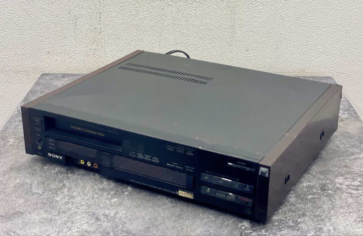 通電OK■ SONY ソニー ベータビデオデッキ EDV-5000 EDベータ ビデオデッキ ビデオカセットレコーダー■兵庫県姫路市から p 25-3876