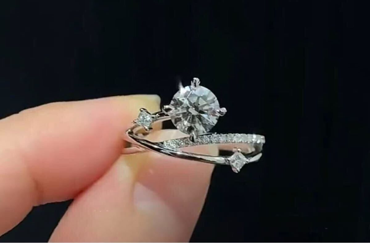 ラボグロウンダイヤモンド リング 1.84ct D VS1 3EX PT950 無改色 IGI鑑定書付