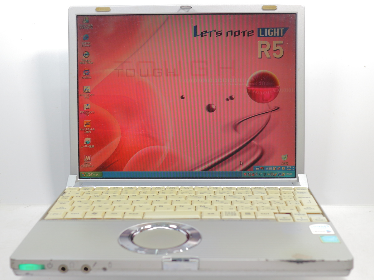 Panasonic Let’s note LIGHT R5 CF-R5KW4AXR/CoreSolo U1300/1.5GBメモリ/HDD60GB/10.4TFT/Windows XP Pro SP2 リカバリ領域有 #0916