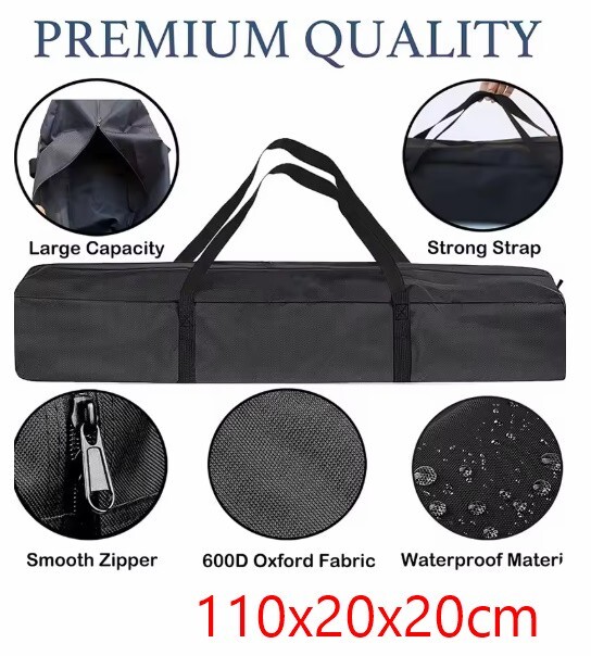 多目的 収納バッグ110x20x20cm 望遠鏡キャリングケース ★ショルダーバッグ★防水★旅行 ハイキング キャンプ★a473-7