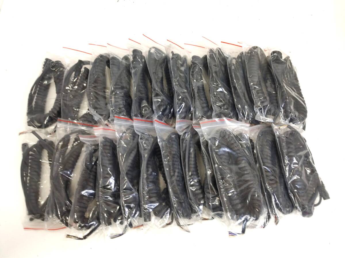 930 未使用 トランシーバー用 2股 変換ケーブル 15本 3.5Φ マイクケーブル イヤホンケーブル 部品 パーツ