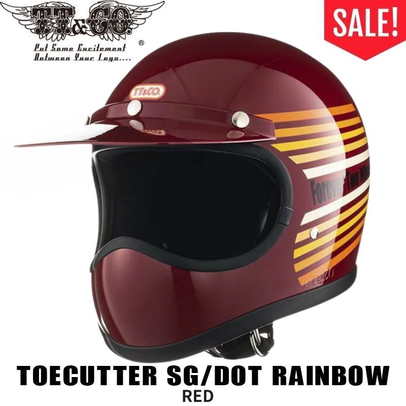 【10％off】TT&CO.　トゥーカッター SG/DOT　レインボー レッド　ティーティーアンドカンパニー