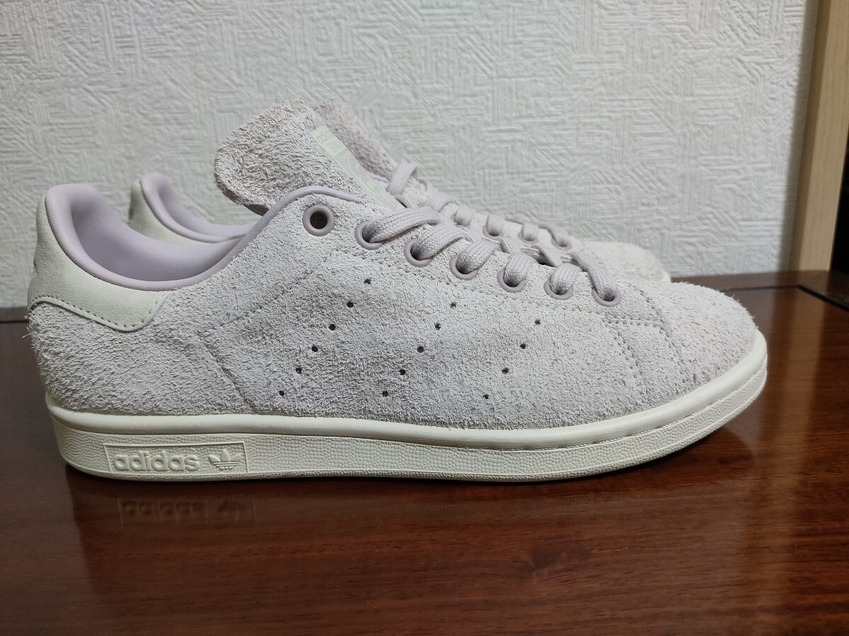 サイズ：25　未使用品　adidas Originals アディダス スタンスミス STANSMITH ICE PURPLE S82258 スエードレザースニーカー