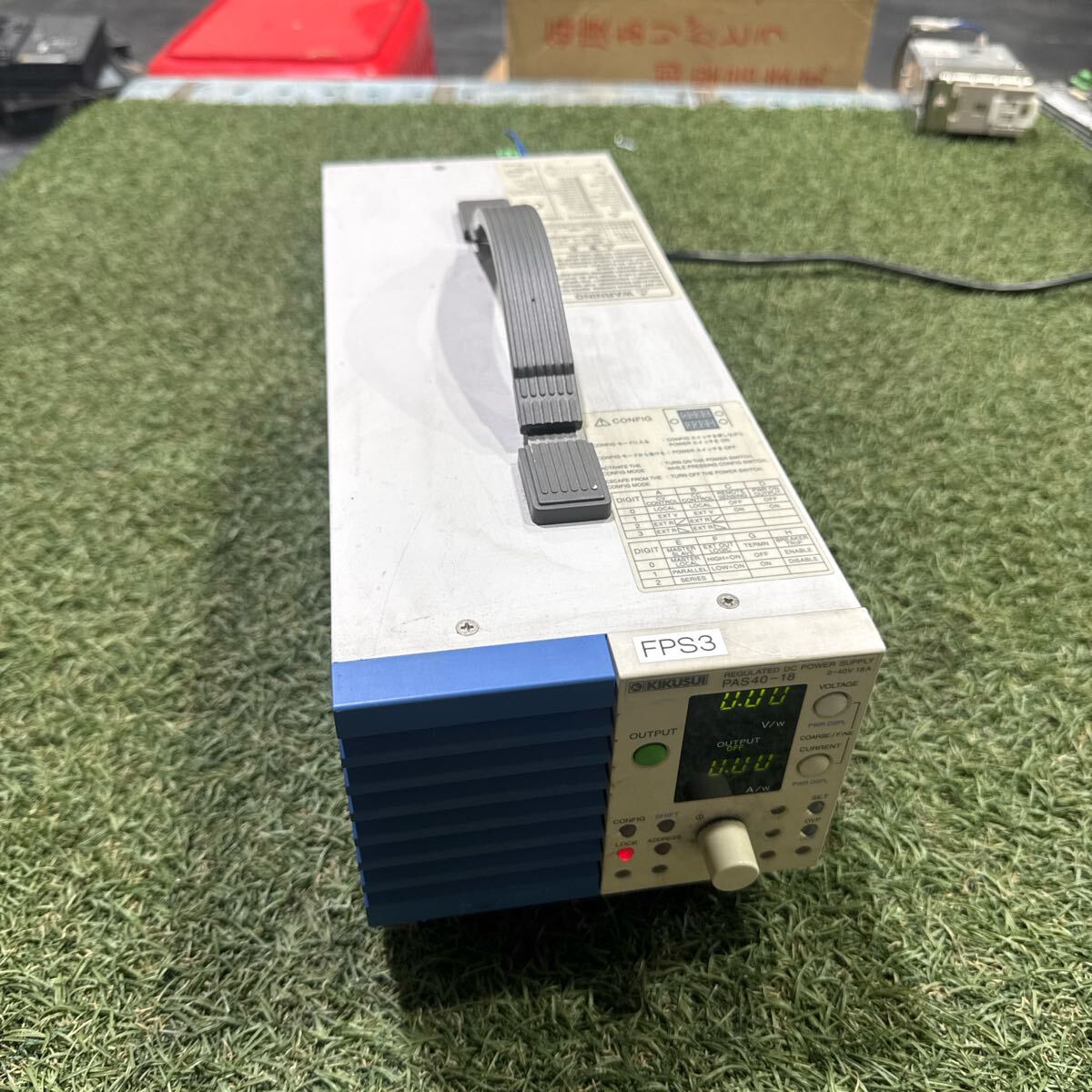 5Y314 KIKUSUI 菊水電子工業 PAS40-18 直流安定化電源 0-40V 18A 本体　動作保証　