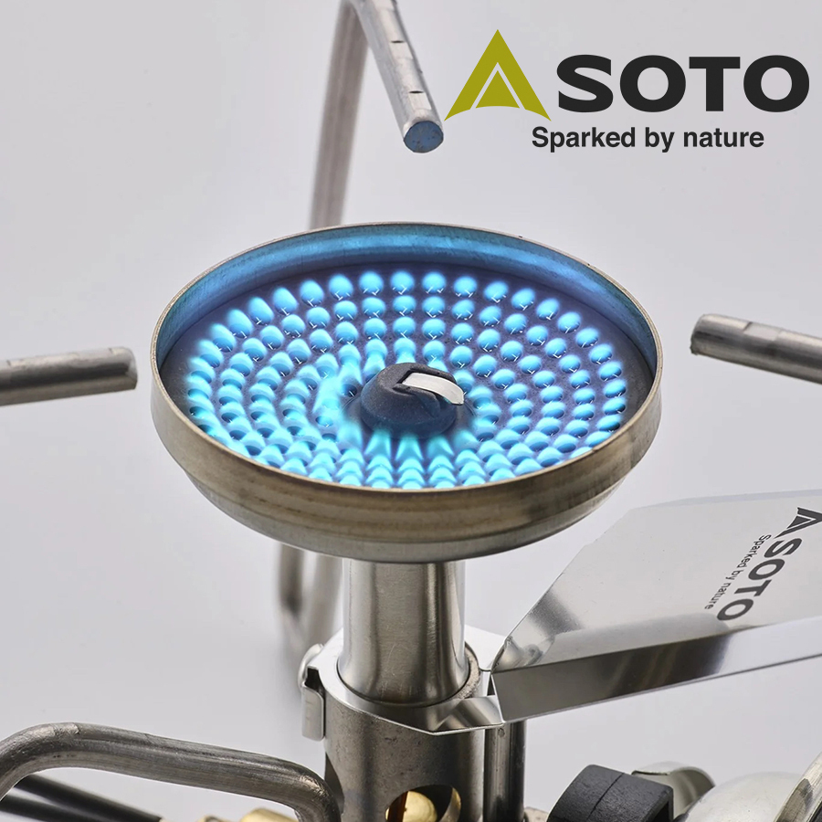 超軽量モデル【SOTO】レギュレーターストーブ炎ストーブ【ソトST-350】TriTrailトライトレイル【チタンゴトク】日本製バーナー＊コンパクト