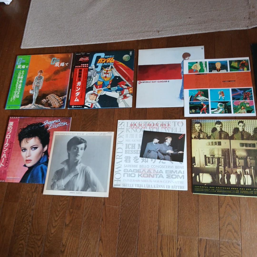 C626 貴重で珍品　沢山の色々な　LP レコード　ガンダム　シーナ・イーストン　他　7枚です