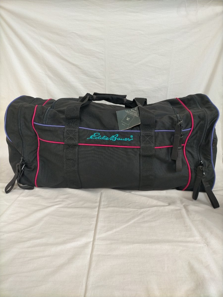 新品 デッドストック ワンウォッシュ 90s USA製 ビンテージ Eddie Bauer エディーバウアー ボストンバッグ ★オールドアウトドアダッフル