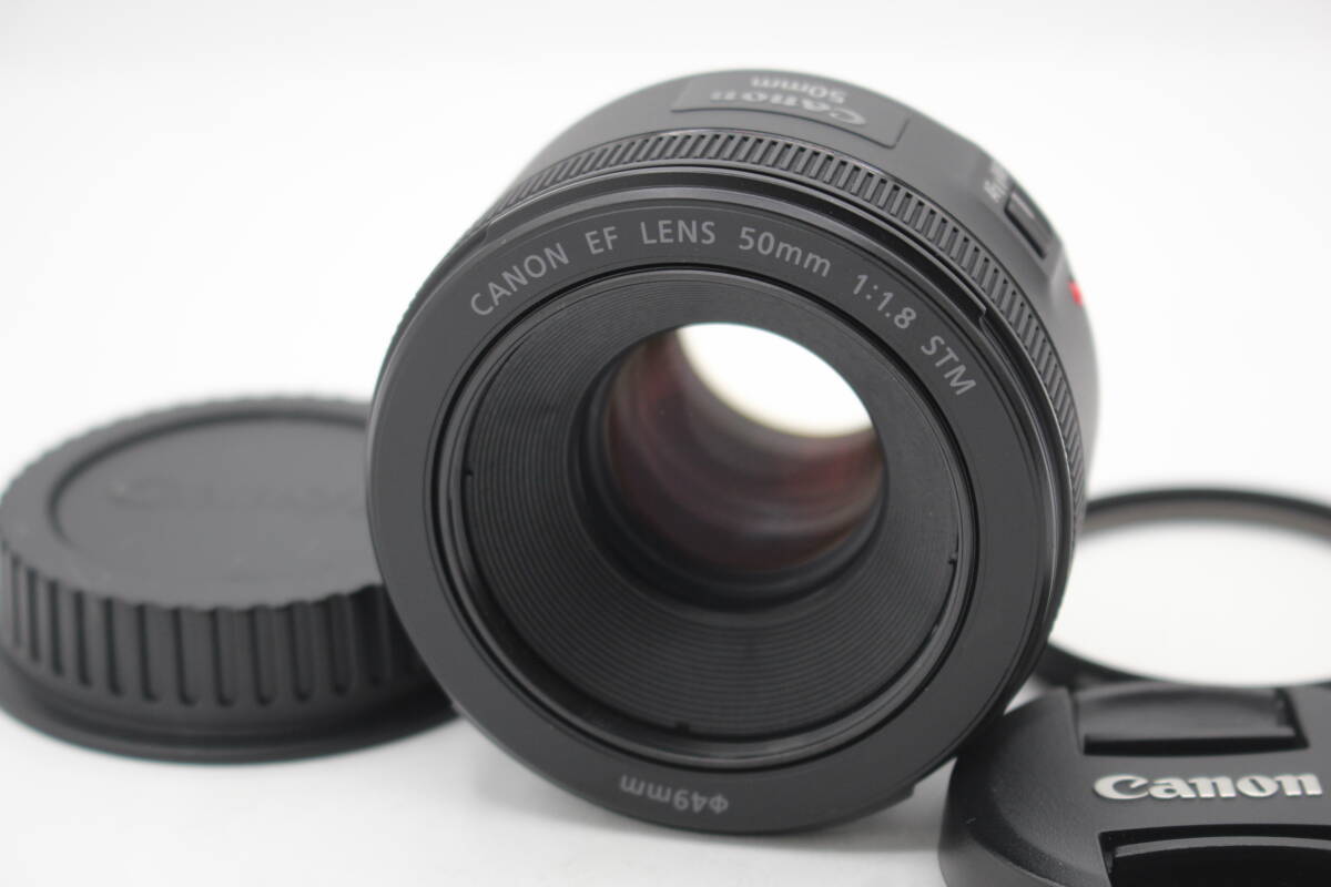 美品◆Canon キャノン EF 50mm F1.8 STM◆7522-0109