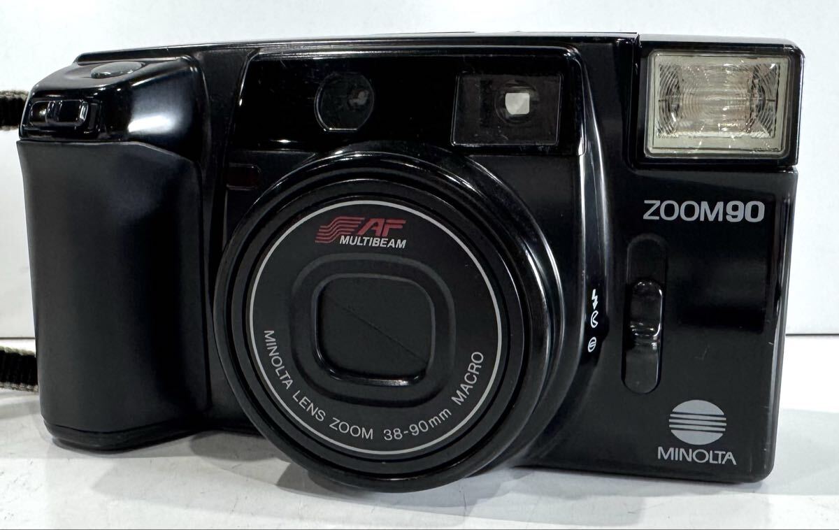 250914C☆ MINOLTA MAC-ZOOM 90 QUARTZ DATE LENS ZOOM 38-90mm MACRO コンパクトフィルムカメラ ♪配送＝おてがる配送宅急便(EAZY)♪