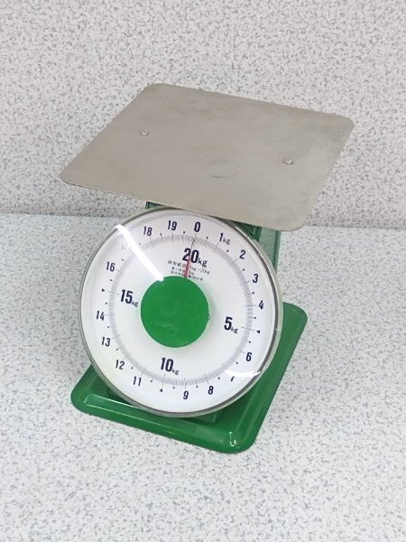 ■β♪ YAMATO/ヤマト 標準型上皿はかり 【20㎏】　皿形状 平皿 頑丈なボディで安心 動作確認済み 【0912-03】