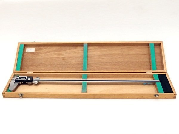 ■○♪ KANON カノン デジタルノギス EM6002 全長78cm 測定工具 木箱付き 現状品